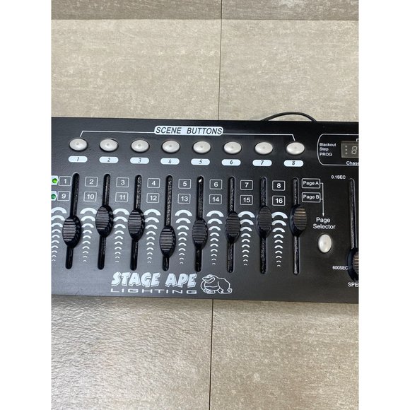 Stage Ape Lighting DMX512 Computer Lamp Table Controller DJ Mixer Party Disco - Picture 3 of 11